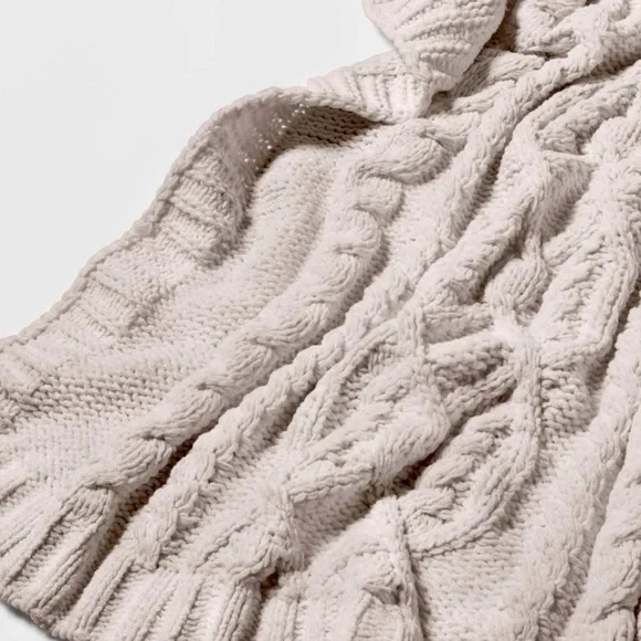 Threshold Bedding Cable Knit Chenille Throw Blanket Poshmark